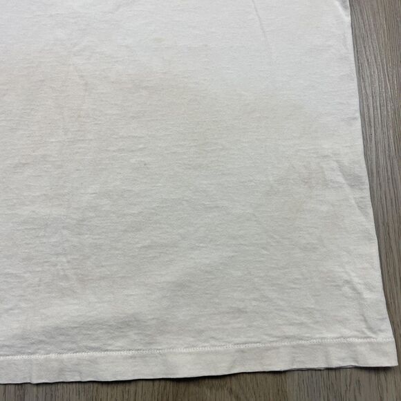 Vintage Stussy Shirt Mens Extra Large White Stick Man Graphic Made USA 90s - Picture 8 of 16